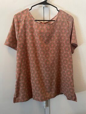 Punk patterned blouse